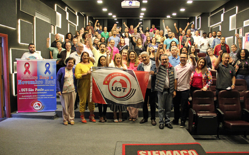 UGT-SP realiza evento de conscientização sobre câncer de mama e de próstata